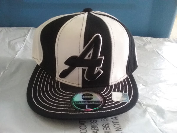 Atlanta Black/ White Windmill fitted Baseball Cap