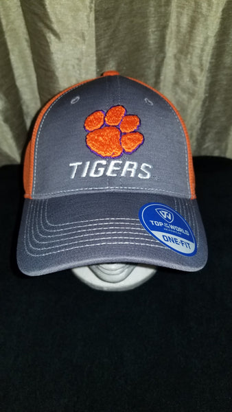 Top of The World Clemson Infield Cap with Tigers Script