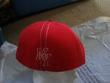New York Fitted Baseball Cap with silver stitched lining